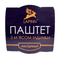 Паштет з м'яса індички 95г TM Lapinn
