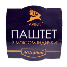 Паштет з м'яса індички 95г TM Lapinn