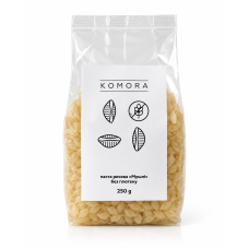 Макарони рисові "Мушлі" 250 г ТМ Komora