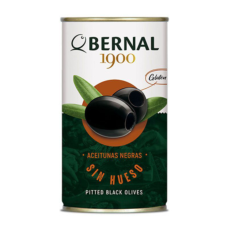 Оливки Bernal чорні без кістки з/б 350г (суха вага 150г)