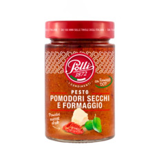 Соус Pesto POLLI pomodori secchi e formaggio з в\'яленими томатами та сиром 190г