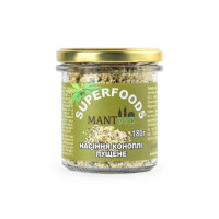 Насіння коноплі лущене 180 г ТМ Manteca