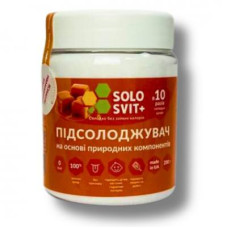 Підсоложувач Stevia+ ПЕТ 200 г (помаранчевий) ТМ SoloSvit