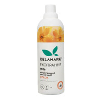 Рідкий засіб для прання 1л Color Delamark