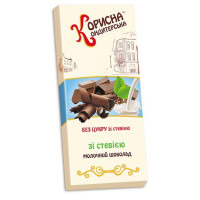 Шоколад молочний 100 г ТМ Steviasun