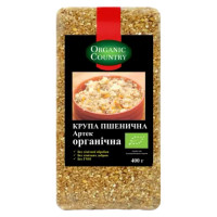 Крупа пшенична Артек з пшениці твердих сортів органічна 400 г ТМ Organic Country