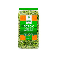 Горох зелений колотий 400 г ТМ Natural Green