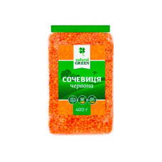 Сочевиця червона 400 г ТМ Natural green