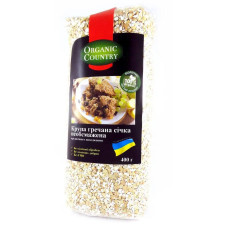 Крупа гречана січка органічна 400 г ТМ Organic Country