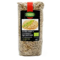 Зерно вівса голозерного для пророщування органічне 400 г ТМ Оrganic Country
