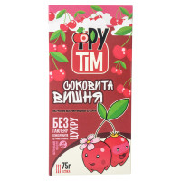 Цукерки яблучно-вишневі 75 г ТМ Фрутім