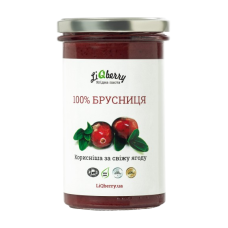 Паста з брусниці 0,545л ТМ Liqberry
