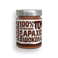 Арахісова паста з чорним шоколадом 300 г ТМ ТОМ (скло)