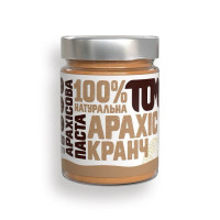 Арахісова паста кранч 300 г ТМ ТОМ (скло)