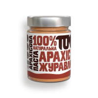 Арахісова паста з журавлиною 300 г ТМ ТОМ (скло)