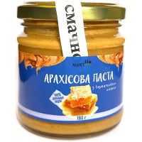 Паста арахісова з медом 180 г ТМ Manteca