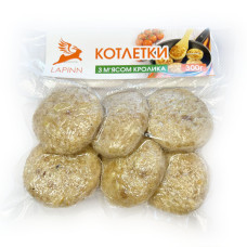 Котлети з м'яса кролика 300г ТМ LAPINN