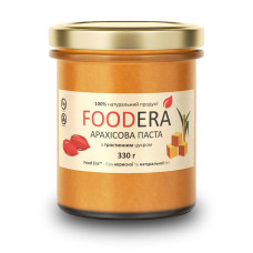 Арахісова паста з тростинним цукром 330 г ТМ Foodera
