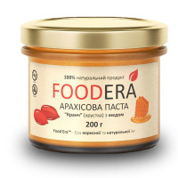 Арахісова паста кранч з медом 200 г ТМ Foodera