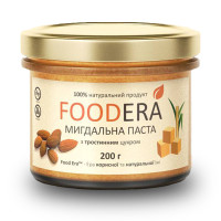 Мигдальна паста з тростинним цукром 200 г ТМ Foodera