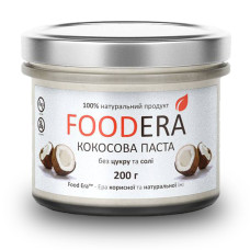 Кокосова паста без цукру та солі 200 г ТМ Foodera