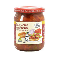 Закуска овочева "По - болгарськи" 480 г ТМ Карпати насолоджуйся
