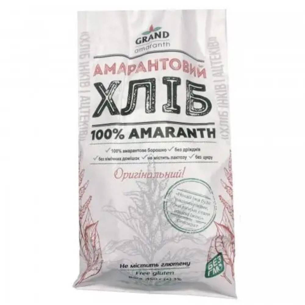 Хліб амарантовий оригінальний ТМ Grand Amaranth