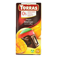 532 Шоколад Torras чорний з манго без цукру 75г