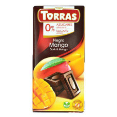 532 Шоколад Torras чорний з манго без цукру 75г
