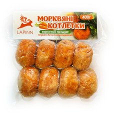 Морквяні котлетки 400г TM Lapinn
