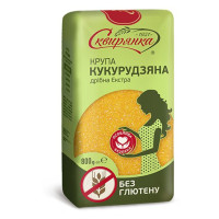Крупа кукурудзяна дрібна "Екстра" БЕЗ ГЛЮТЕНУ 800 г ТМ Сквирянка