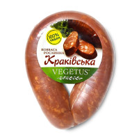 Ковбаса рослинна " Краківська" 390 г ТМ Vegetus