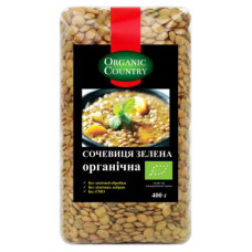 Сочевиця зелена органічна 400 г ТМ Organic Country