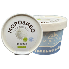 Морозиво Пломбір БЕЗ ЦУКРУ (стакан) TM MOUNTAIN