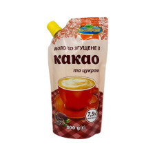 Молоко згущене з какао 7,5% 300 г ТМ Еко - молпродукт