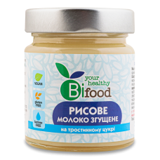 Рисове згущене молоко на тростинному цукрі 240 г TM Bifood