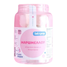 Маршмеллоу у баночці 130г ТМ LOL&POP