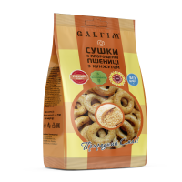 Сушки з диспергованих зерен пророщ.пшениці з кунжутом 200г Galfim