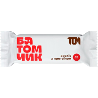 Батончик арахіс з протеїном Батомчик (02)  45 г ТМ ТОМ
