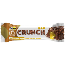 Батончик Crunch Bar ШОКОЛАД АПЕЛЬСИН  БЕЗ ЦУКРУ 50 г 25%  ТМ FIT WIN