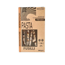 Макаронні вироби гречані без глютену"Fusilli"300 г Pasta UA ТМ Healthy Generation