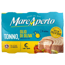 Тунець в оливковій олії 6х70 г ТМ Mare Aperto