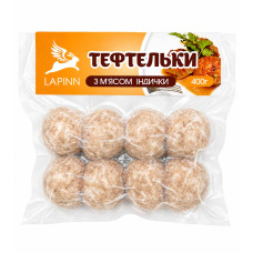Тефтельки з м'ясом індички 400г Lapinn