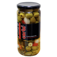 Оливки коктейль (каперси, кукурудза) 700 г ТМ Corbi