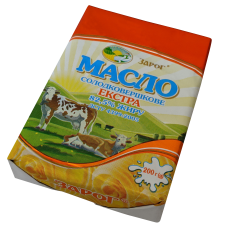 Масло "Екстра" 82,5% 200 г ТМ Зарог