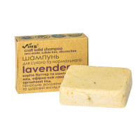 Шампунь твердий для сухого та нормального волосся LAVENDER 85 г TM Vins
