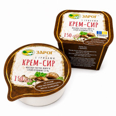 Крем-сир з грибами 55% 150 г ТМ Зарог